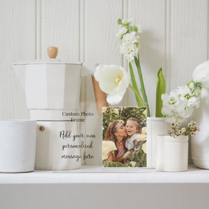 Gift For Mom From Daughter | Long distance Gift For Mom | Step Mom Gift PhotoBlock - Unique Prints