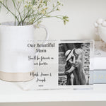 Load image into Gallery viewer, Gift For Mom Picture Frame | Mom Thank You Gift | Mom Birthday Gift PhotoBlock - Unique Prints
