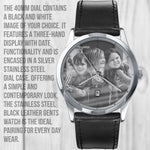 Load image into Gallery viewer, Gift From Grandkids For Fathers Day, Grandfather Gift For Birthday, Grandad Thoughtful Present Watch - UniquePrintsStore

