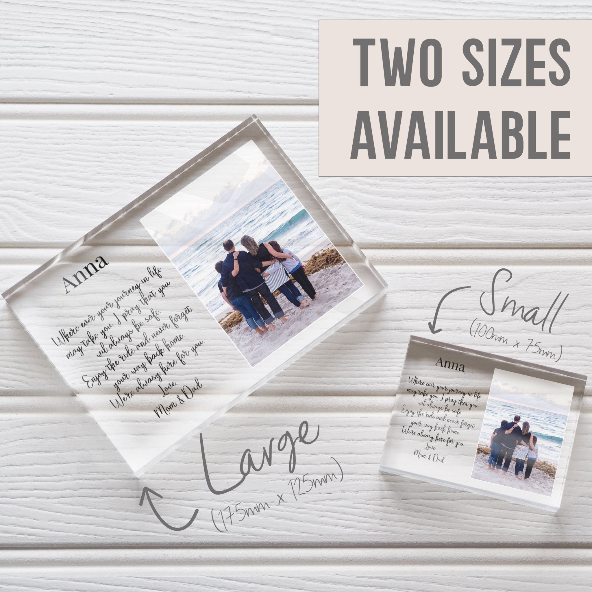 Gifts For Daughter From Mom | Daughter Gifts From Parents | 21st Birthday Gift For Daughter PhotoBlock - Unique Prints