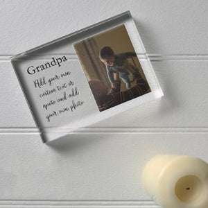 Grandad Photo Frame | Picture Frame For Grandad PhotoBlock - Unique Prints