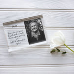 Load image into Gallery viewer, Grandma Loss Picture Frame | In Memory of Nan memorial Gift | Personalized Sympathy Memorial Gift PhotoBlock - Unique Prints
