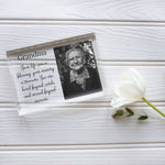 Load image into Gallery viewer, Grandma Loss Picture Frame | Remembrance Ornament | Bereavement Gift For Loss Of Grandmother PhotoBlock - Unique Prints
