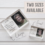 Load image into Gallery viewer, Grandma Loss Picture Frame | Sympathy Gift loss Of Mother | Wedding Memorial Sign PhotoBlock - Unique Prints
