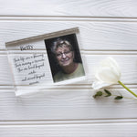 Load image into Gallery viewer, Grandma Loss Picture Frame | Sympathy Gift loss Of Mother | Wedding Memorial Sign PhotoBlock - Unique Prints
