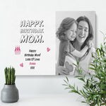 Load image into Gallery viewer, Happy Birthday Mom | Photo Canvas | Custom Birthday Gift Canvas - UniquePrintsStore
