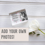 Load image into Gallery viewer, Happy Birthday Uncle | Personalised Birthday Gift | Clear Photo Frame PhotoBlock - Unique Prints
