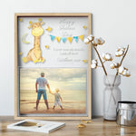 Load image into Gallery viewer, Happy Father&#39;s Day | Gift For Him | Custom Photo Gift Transparent Frame - UniquePrintsStore
