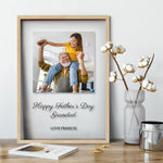 Load image into Gallery viewer, Happy Father&#39;s Day Grandad | Keepsake Gift | Custom Photo Frame Transparent Frame - UniquePrintsStore
