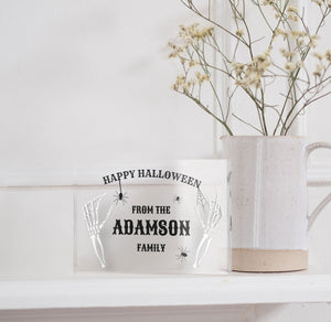Happy Halloween Signs | Custom Halloween Gifts | Family Halloween Sign PhotoBlock - Unique Prints