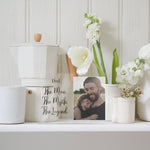 Load image into Gallery viewer, In Loving Memory Of Dad Picture Frame | Dad Memorial Frame | Dad Remembrance Gift PhotoBlock - Unique Prints
