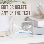 Load image into Gallery viewer, Infant Loss Gift | Sympathy Bereavement Gift | Loss of Baby Miscarriage Gift PhotoBlock - Unique Prints
