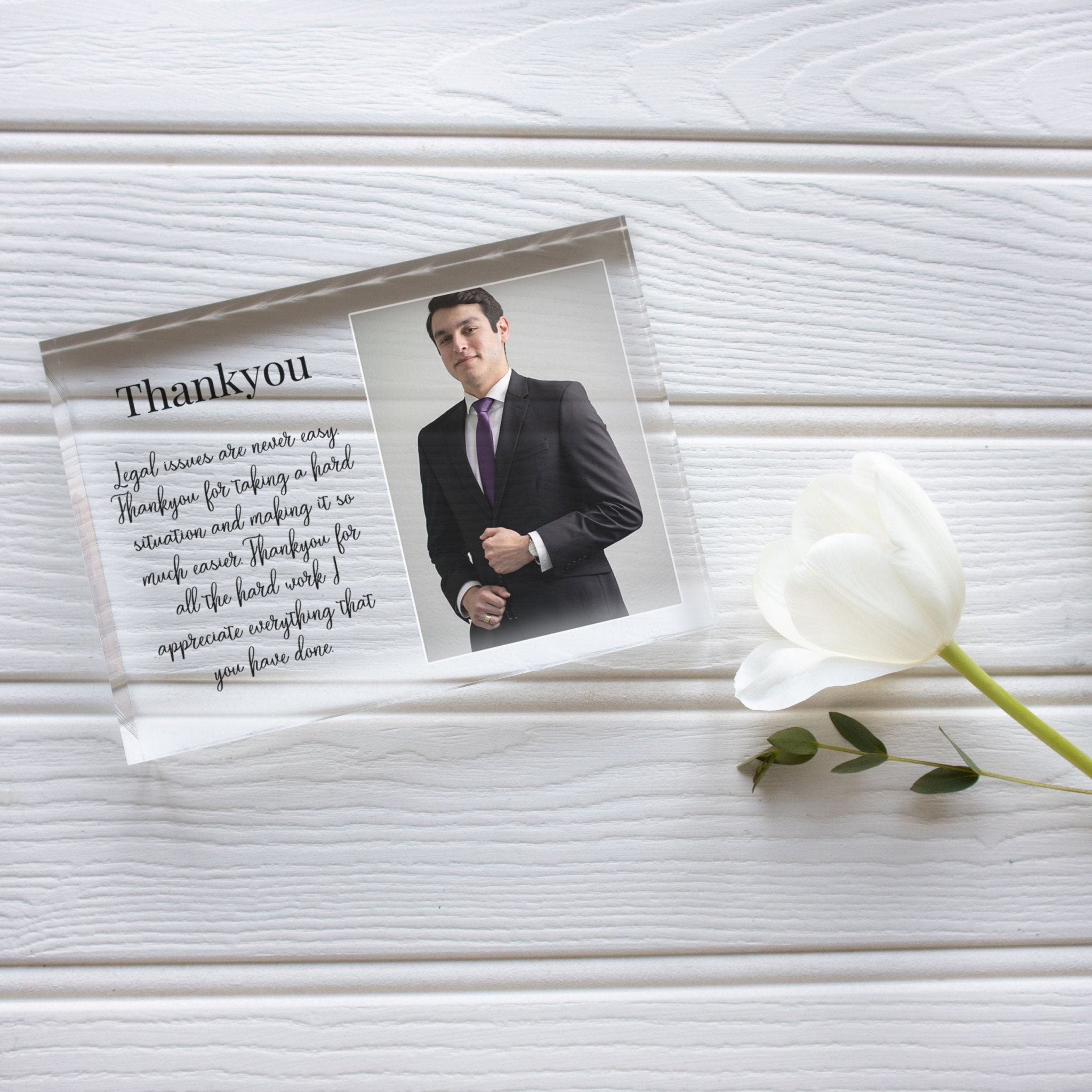 Lawyer Gift, Attorney Gift, Gift For A Lawyer, Lawyer Thank You Gift, Solicitor Appreciation PhotoBlock - Unique Prints