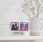 Load image into Gallery viewer, Lesbian Valentine Custom Photo Frame, Lesbian Wedding Gift PhotoBlock - Unique Prints
