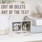 Load image into Gallery viewer, Long Distance Boyfriend Gift Ideas, Long Distance Relationship Gifts PhotoBlock - Unique Prints
