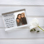 Load image into Gallery viewer, Long Distance Girl Best Friend Gift | Graduation Gift Best Friend | Girl For Girl Best Friend Moving Away Gift PhotoBlock - Unique Prints
