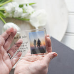 Load image into Gallery viewer, Long Distance Relationship gift For Boyfriend | Gifts For Girlfriend Long Distance | Couples Gift Long Distance PhotoBlock - Unique Prints
