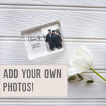 Load image into Gallery viewer, Masters Degree Graduation Gift | High School Graduation Gift For Him | Graduation Picture Frame For Her PhotoBlock - Unique Prints
