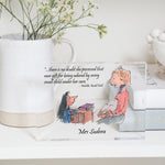 Load image into Gallery viewer, Matilda Quote Nursery Teacher Gift | Preschool Personalized Teacher Gift Idea PhotoBlock - Unique Prints
