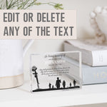 Load image into Gallery viewer, Military Memorial For Fallen Soldier | Soldier Remembrance PhotoBlock - Unique Prints
