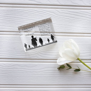 Military Memorial For Fallen Soldier | Soldier Remembrance | Loss Of Soldier PhotoBlock - Unique Prints