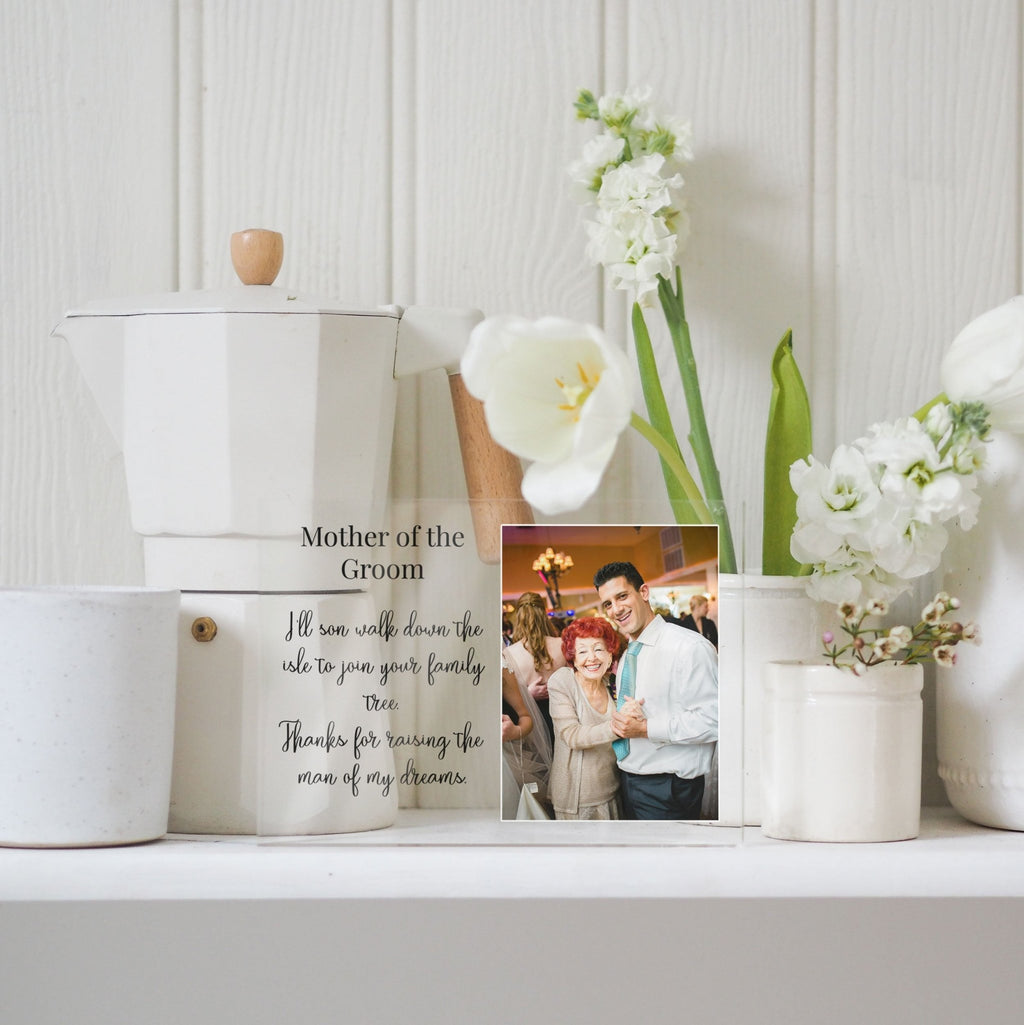 Mother in Law Picture Frame | Mother of the Groom Gift From Bride | Mother In Law Gift PhotoBlock - Unique Prints