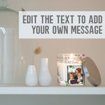 Load image into Gallery viewer, Mothers Day Custom Photo Glass Candleholder | Gift Ideas for Mom | Personalised Votive Glass with Mum Picture | Crystal Home Decor Present Candleholder - Unique Prints
