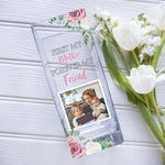 Load image into Gallery viewer, Mothers Day Custom Photo Glass Vase | Gift Ideas for Mom | Personalized Crystal Clear Jar with Mum Picture | Mother&#39;s Day Present Vase - Unique Prints
