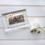 Load image into Gallery viewer, Mothers day gift from daughter | Grandmother First mothers day gift from son | 1st mothers day gift | Mothers day frame PhotoBlock - Unique Prints
