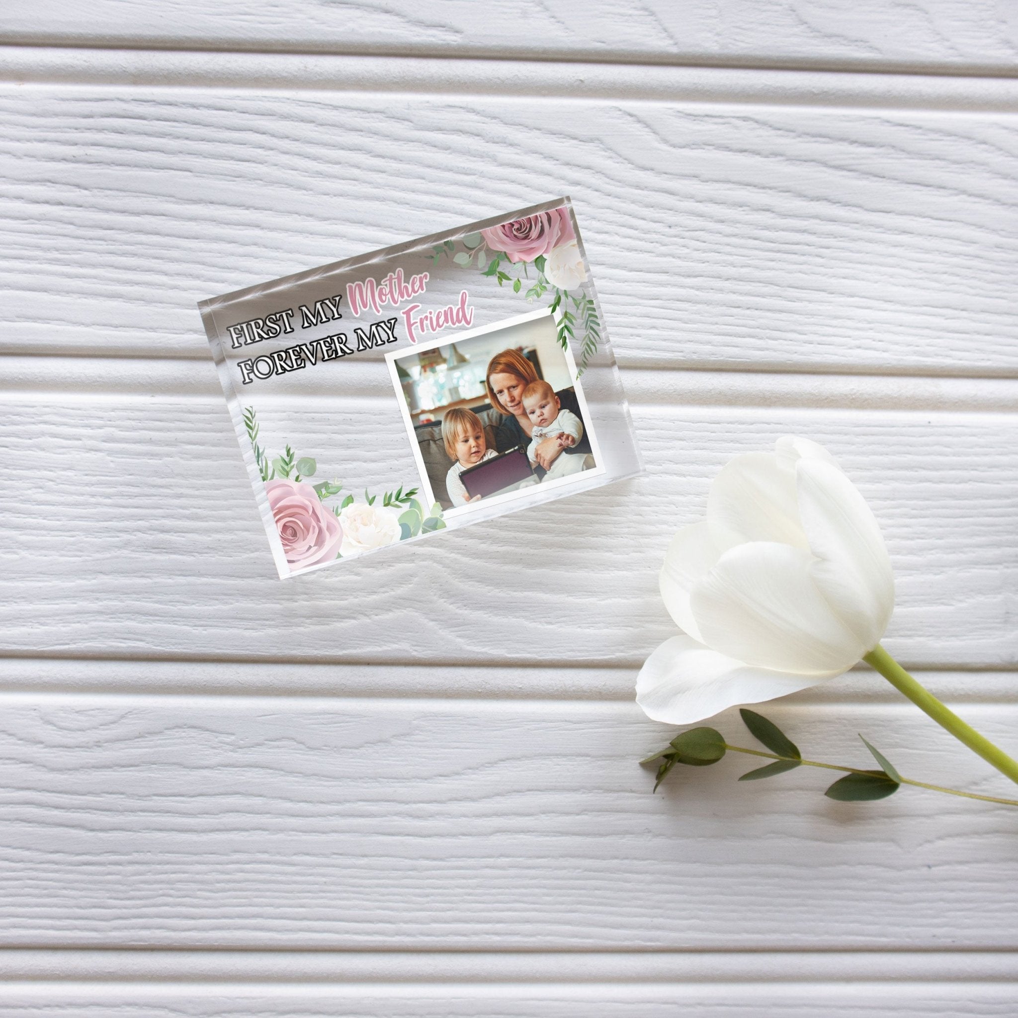 Mothers Day Photo Frame, Gift For Mom, Gift For Mum, First Mothers Day Gift PhotoBlock - Unique Prints