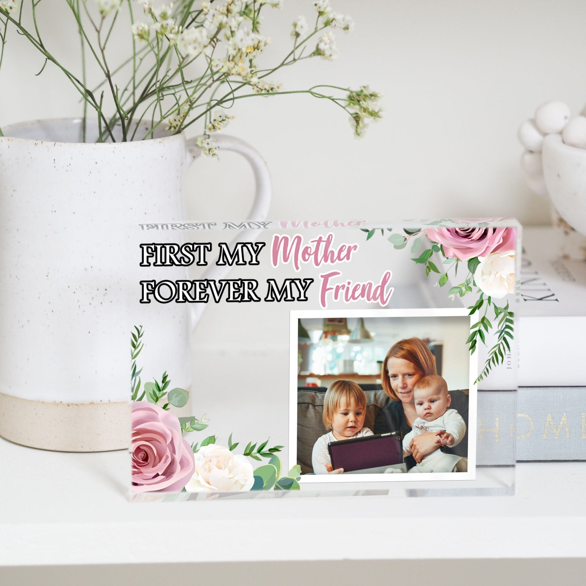 Mothers Day Photo Frame, Gift For Mom, Gift For Mum, First Mothers Day Gift PhotoBlock - Unique Prints