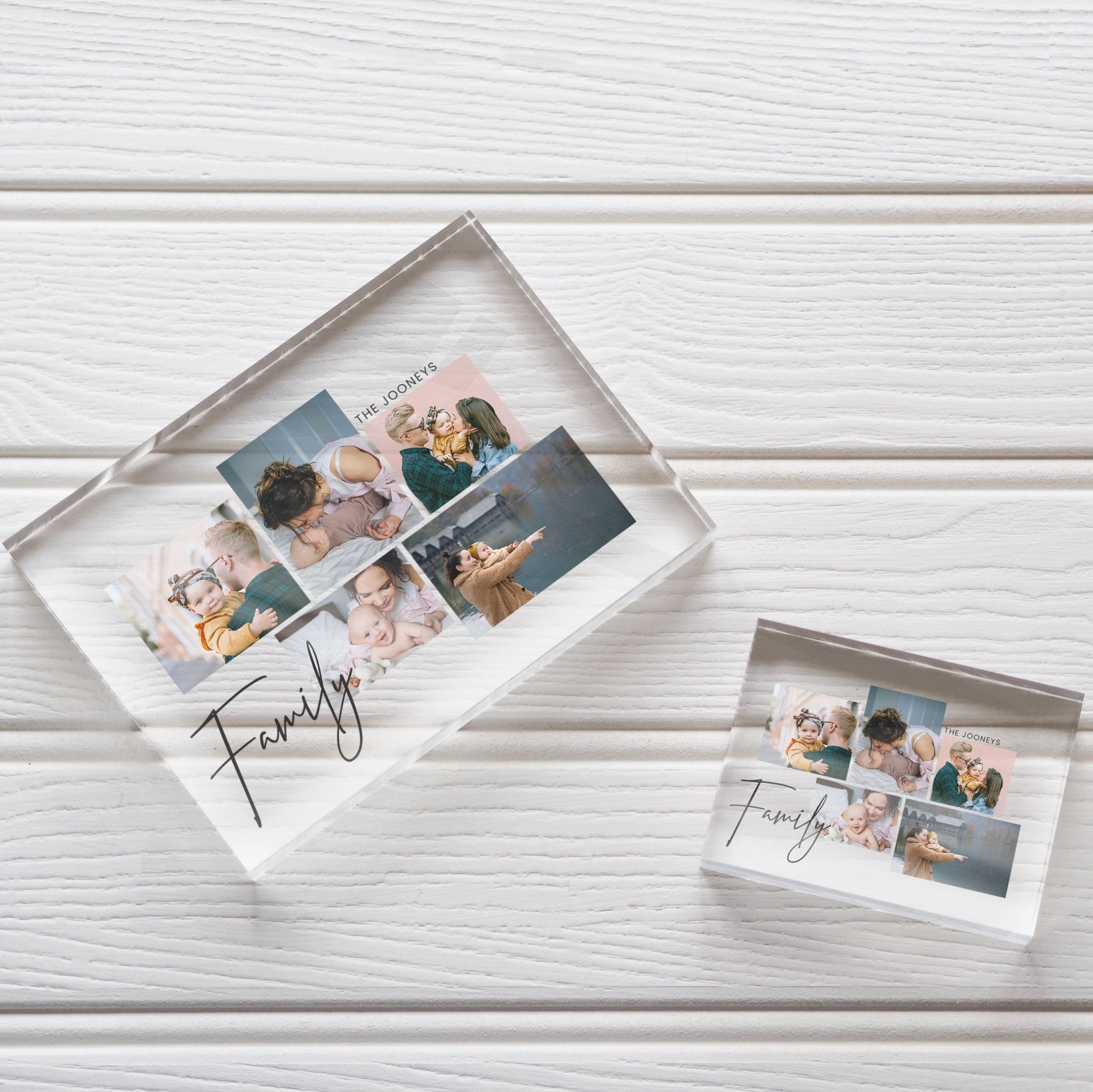 Multi Picture Frame | Personalised Frame | Custom Gift PhotoBlock - Unique Prints