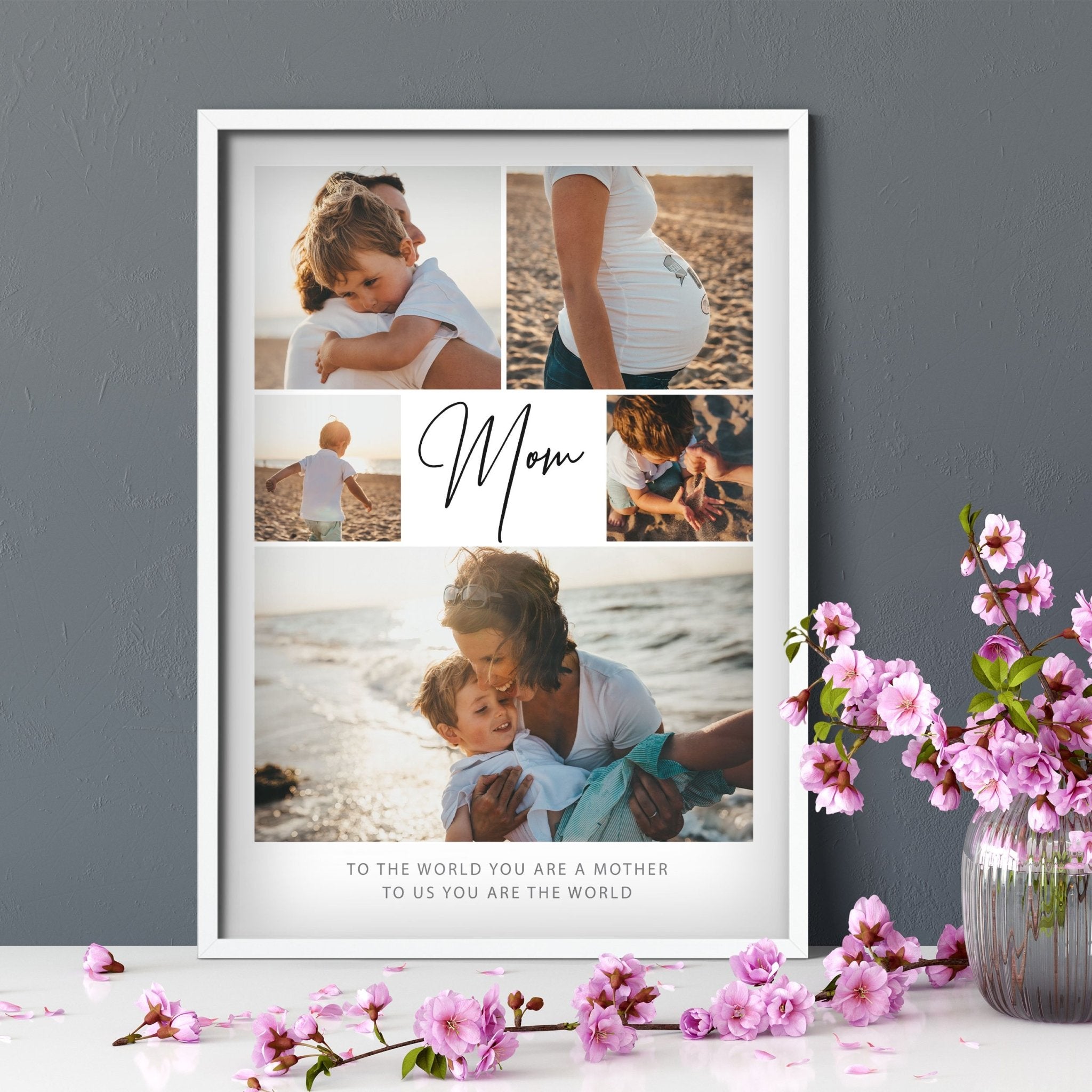 Mum Quote Gift | Custom Family Photo Print | Mum Appreciation Gift Idea