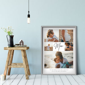 Mum Quote Gift | Custom Family Photo Print | Mum Appreciation Gift Idea