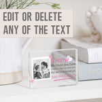 Load image into Gallery viewer, Nanny Gifts | Grandma Picture Frame | Great Nanny Gifts PhotoBlock - Unique Prints
