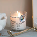 Load image into Gallery viewer, Nanny Quotes Custom Photo Candle Holder | Rustic Wreath Nursemaid Gift Ideas | Personalized Votive Glass with Picture | Home Decor Present Candleholder - Unique Prints
