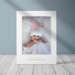 New Baby Gift | Personalised Canvas | New Parents Gift