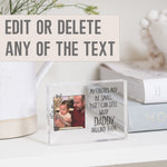 Load image into Gallery viewer, New Dad Gift, Fathers Day Frame, Father Daughter Gift, First Fathers Day Gift PhotoBlock - Unique Prints
