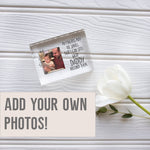Load image into Gallery viewer, New Dad Gift, Fathers Day Frame, Father Daughter Gift, First Fathers Day Gift PhotoBlock - Unique Prints
