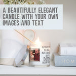 Load image into Gallery viewer, New Dad Personalized Photo Candle Holder | Daddy Quotation Gift Ideas | Personalized Votive Glass with Picture | Crystal Home Decor Present Candleholder - Unique Prints
