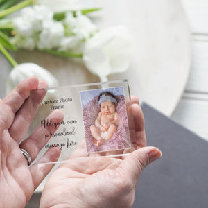Newborn Photoshoot Girl Picture Frame | Newborn Baby Boy Gift | Stillborn Baby Memorial Frame PhotoBlock - Unique Prints