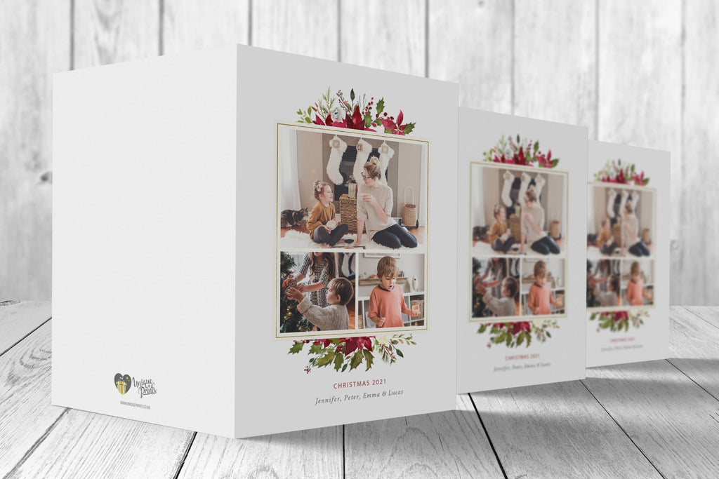Personalised Christmas Card Greeting Card - Unique Prints