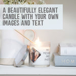 Load image into Gallery viewer, Personalised Photo Candle Holder | Custom Text Message Quotation Family Gift Idea | Customized Votive Glass with Picture, Home Decor Present Candleholder - Unique Prints
