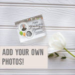 Load image into Gallery viewer, Personalized 50th Gift For Her or For Him | 50th Photo Frame for Father or Mother | 50th Birthday Gift Idea For Mom or For Dad PhotoBlock - Unique Prints
