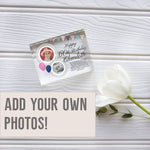 Load image into Gallery viewer, Personalized 60th Gift For Her or For Him | 60th Photo Frame for Father or Mother | 60th Birthday Gift Idea For Mom or For Dad PhotoBlock - Unique Prints
