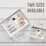 Load image into Gallery viewer, Personalized baby Picture Frame | Holding Hands Baby Girl New Baby Gift PhotoBlock - Unique Prints
