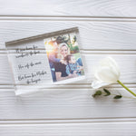 Load image into Gallery viewer, Personalized Gift For Mom From Son | Mother Of Groom Gift From Son | Elegant Mom Birthday Gift From Son PhotoBlock - Unique Prints
