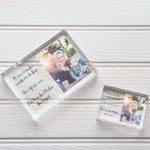 Load image into Gallery viewer, Personalized Gift For Mom From Son | Mother Of Groom Gift From Son | Elegant Mom Birthday Gift From Son PhotoBlock - Unique Prints
