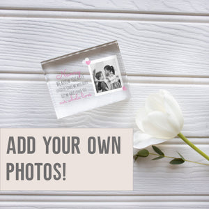 Personalized Grandma Gift Picture Frame | Grandma First Birthday Gift | Great Grandma Gift PhotoBlock - Unique Prints