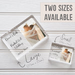 Load image into Gallery viewer, Personalized Picture Frame Wedding, Parents Wedding Gift, Engagement Frame PhotoBlock - Unique Prints
